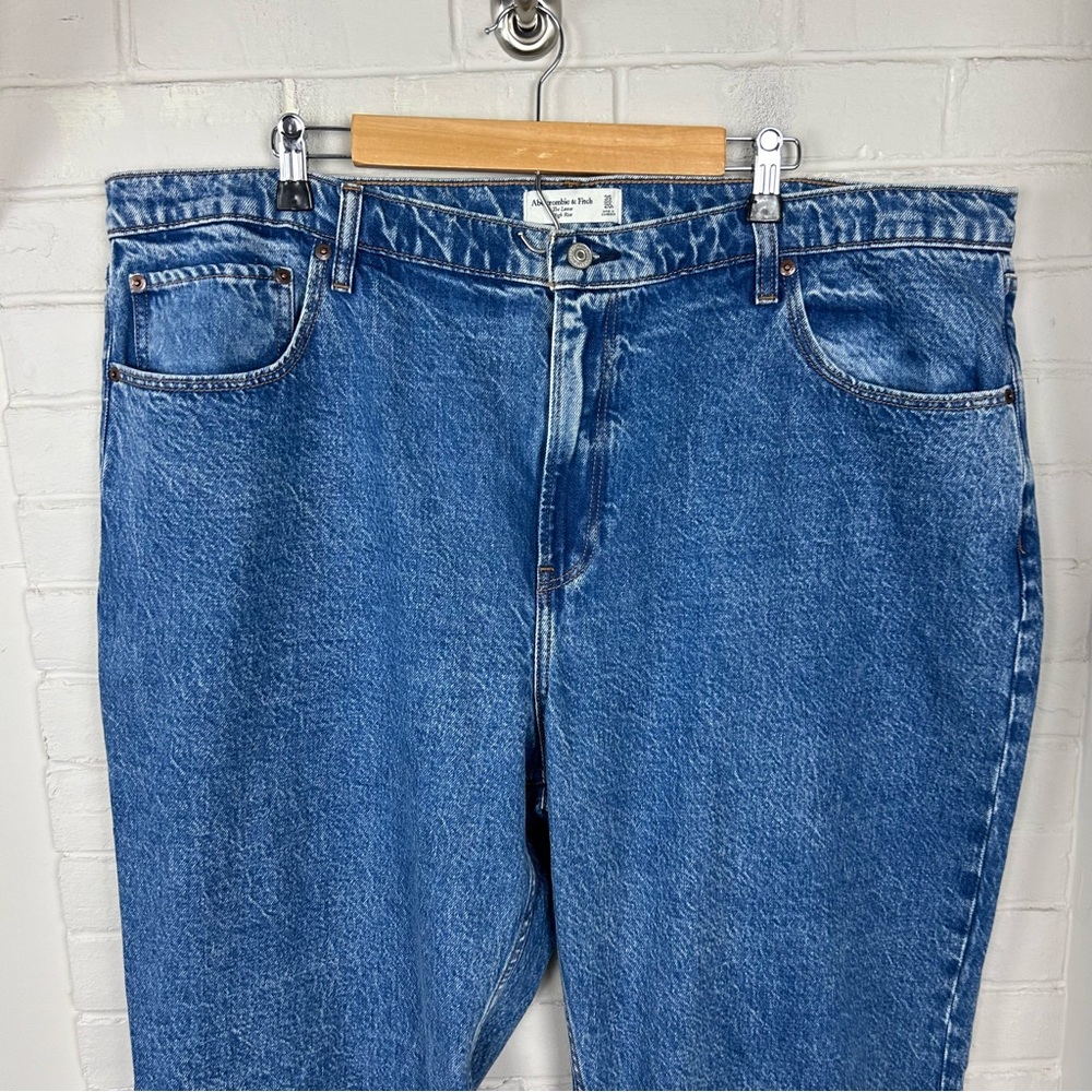 Abercrombie & Fitch Plus Size The Loose High Rise Jeans Size 35/20 Short - Picture 6 of 10